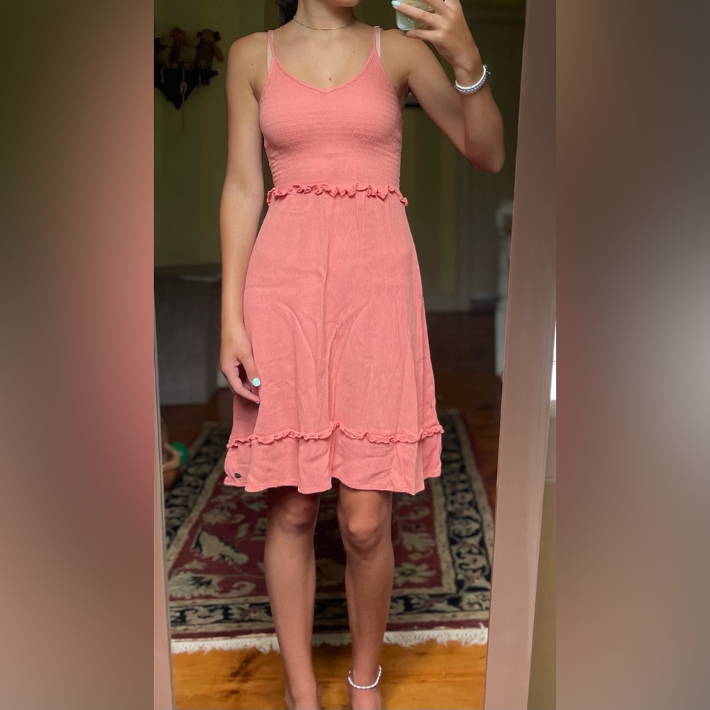 Roxy Girls midi dress smocked